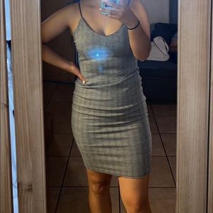 Grey Bodycon Dress